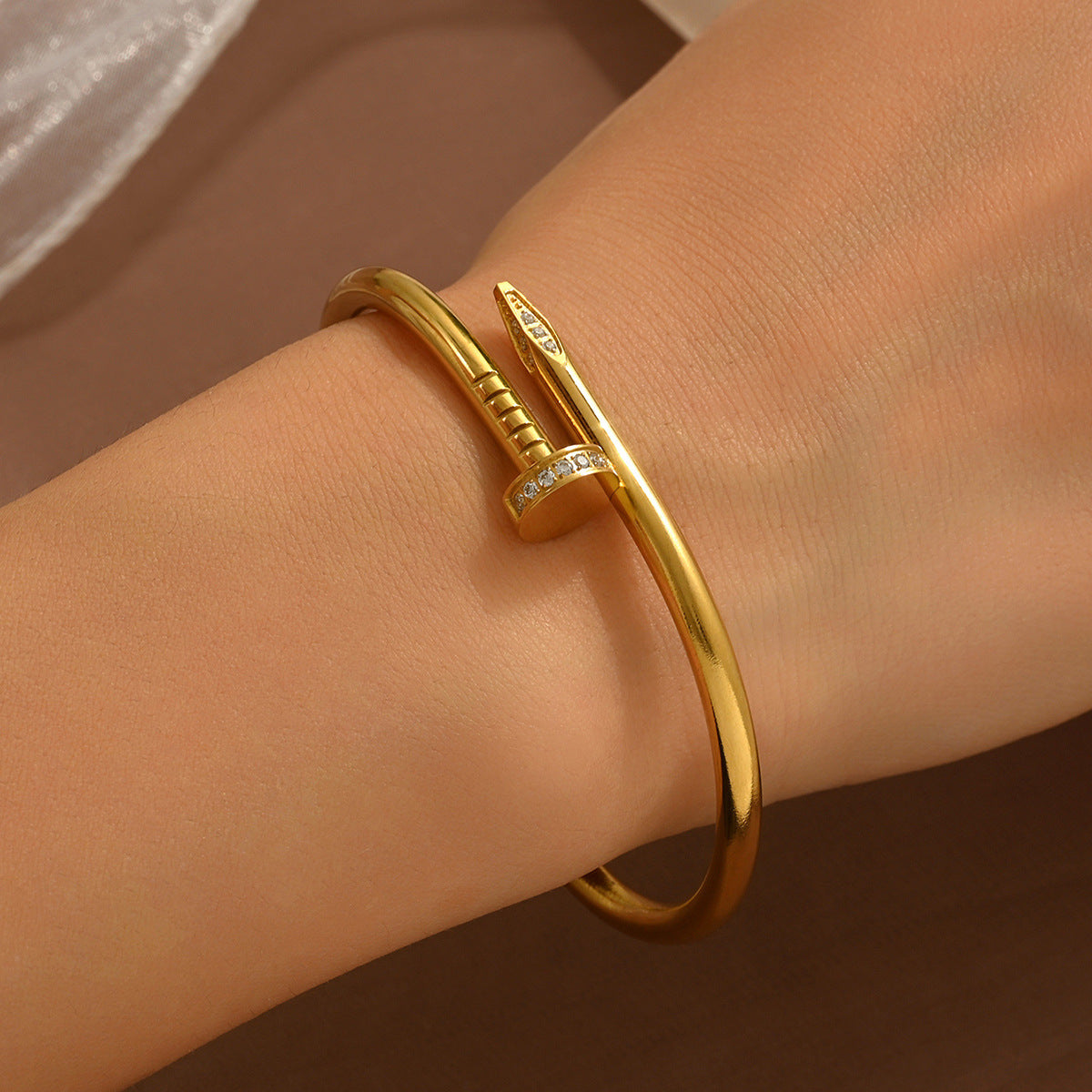 Bracciale Dorato Minimal da Donna - SLK