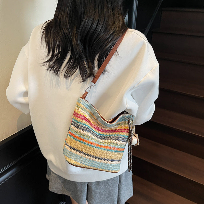 Borsa a Spalla Intrecciata da Donna - SLK