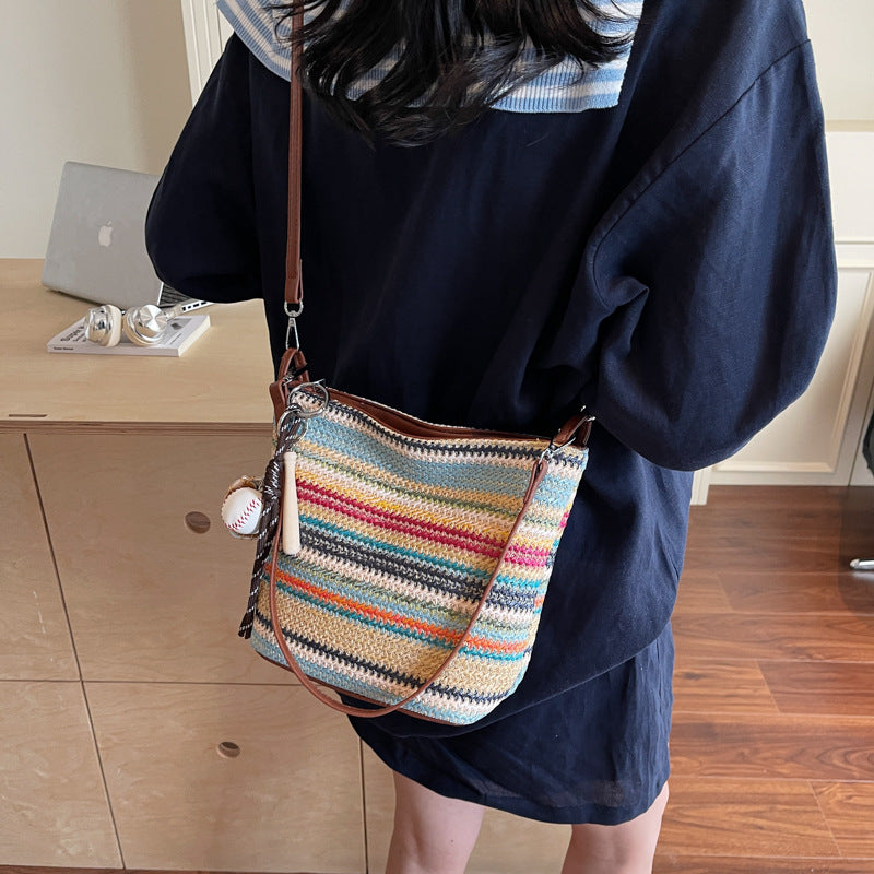 Borsa a Spalla Intrecciata da Donna - SLK