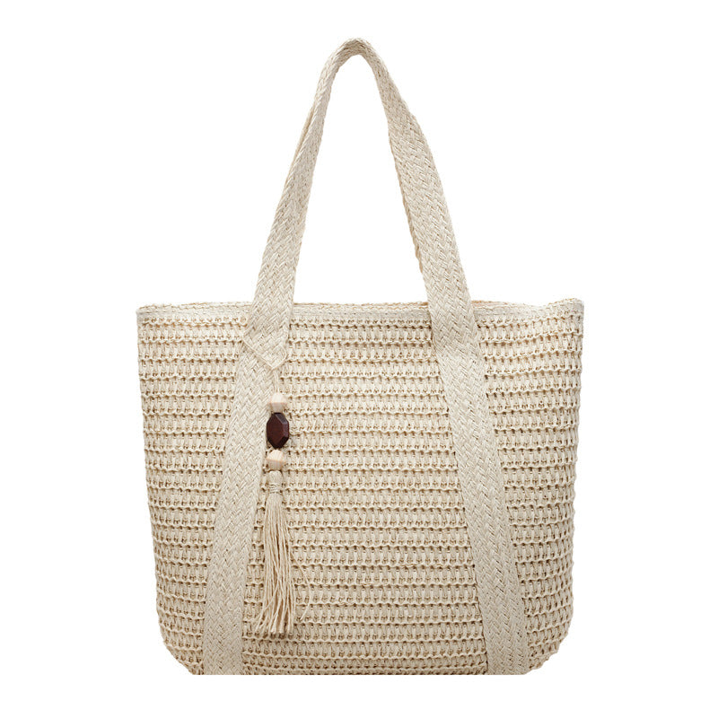 Borsa Tote Intrecciata in Raffia - SLK
