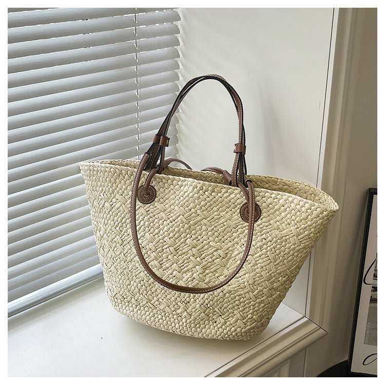 Borsa Tote Intrecciata in Raffia - SLK