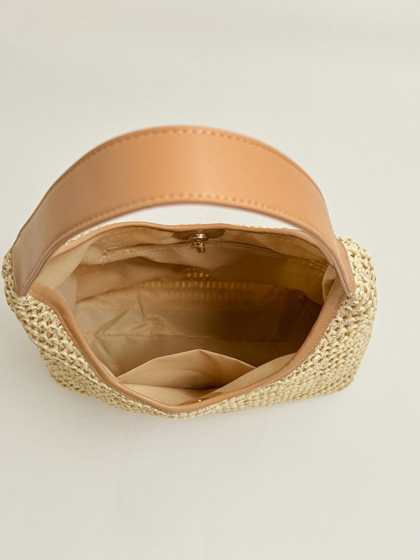 Borsa Tote Intrecciata in Raffia - SLK