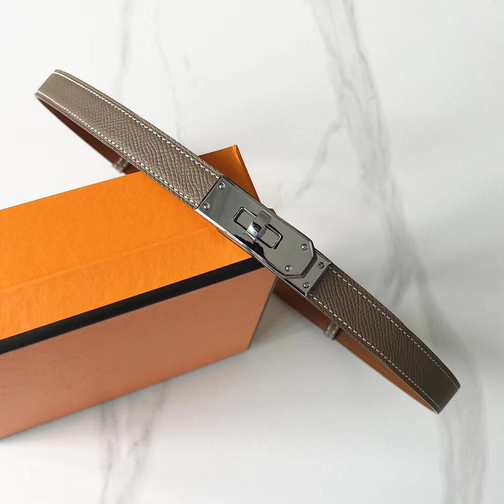 Cintura Sottile con Fibbia Dorata - SLK