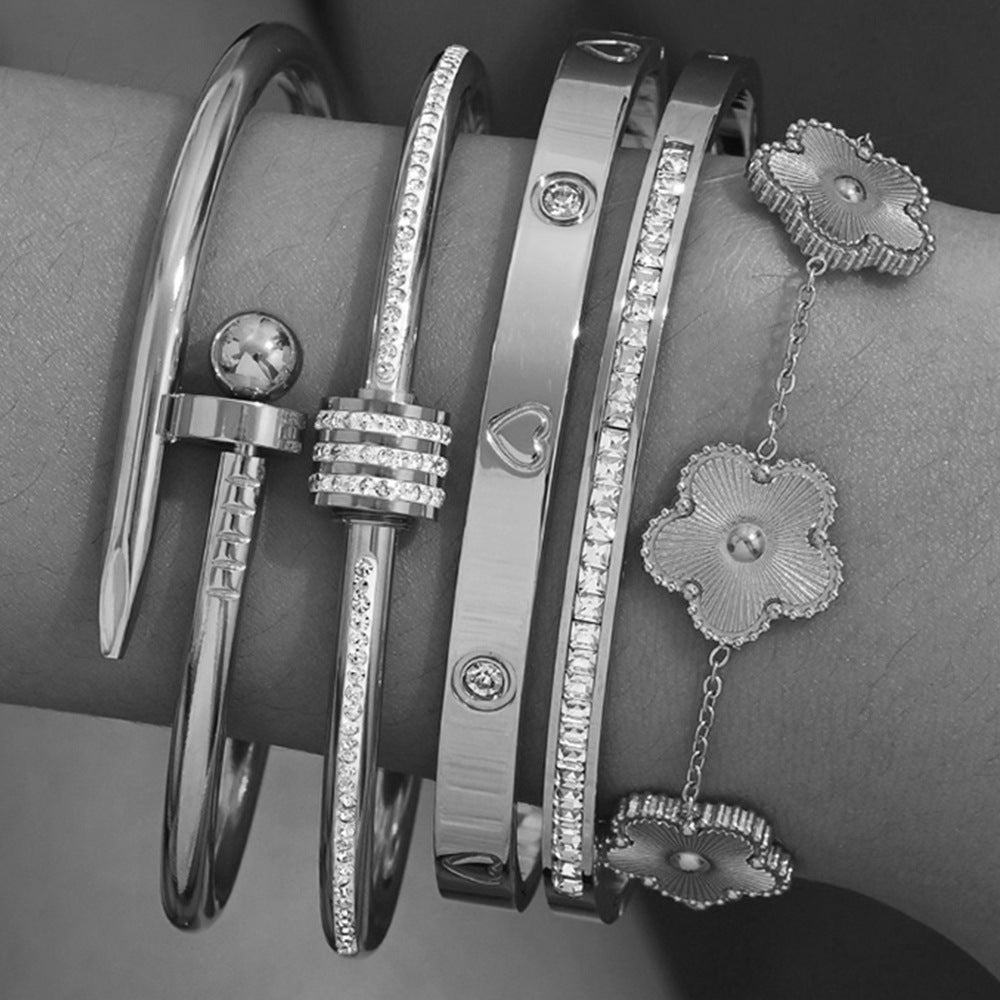 Bracciale Dorato Minimal da Donna - SLK