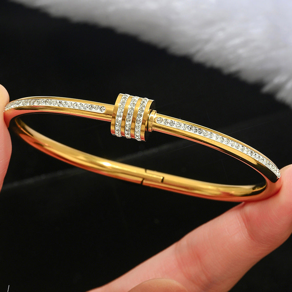 Bracciale Dorato Minimal da Donna - SLK