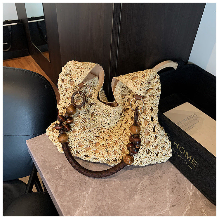 Borsa Tote Intrecciata in Raffia - SLK