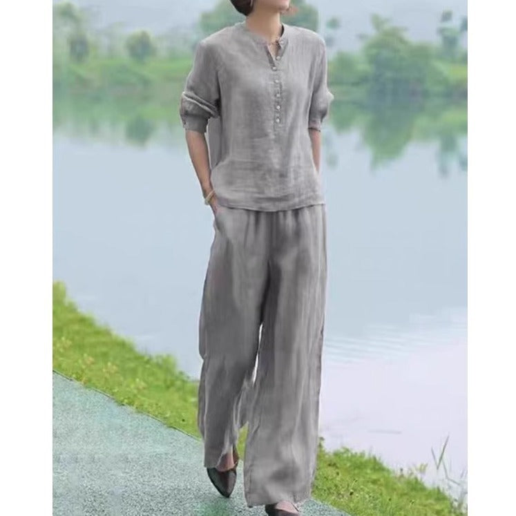 Completo Estivo con Pantaloni Palazzo - SLK