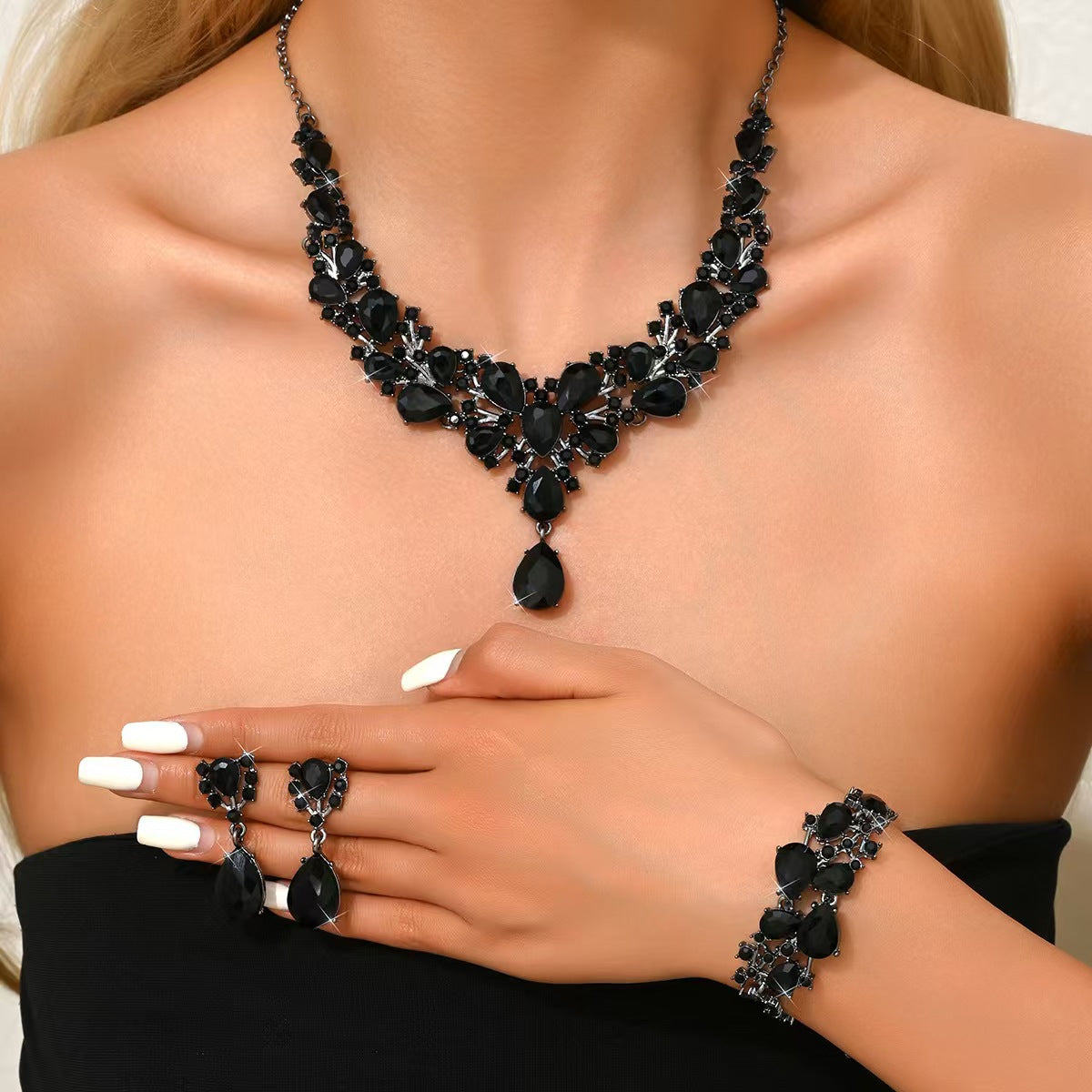 Set Nero Cristalli - SLK