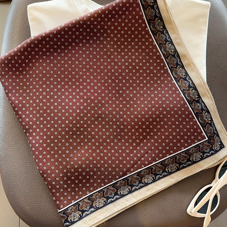 Foulard Geometrico Borgogna - SLK