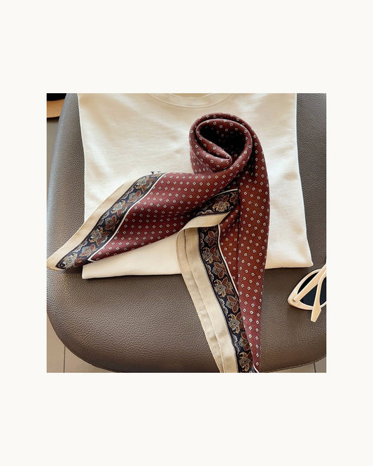 Foulard Geometrico Borgogna - immagine principale SLK