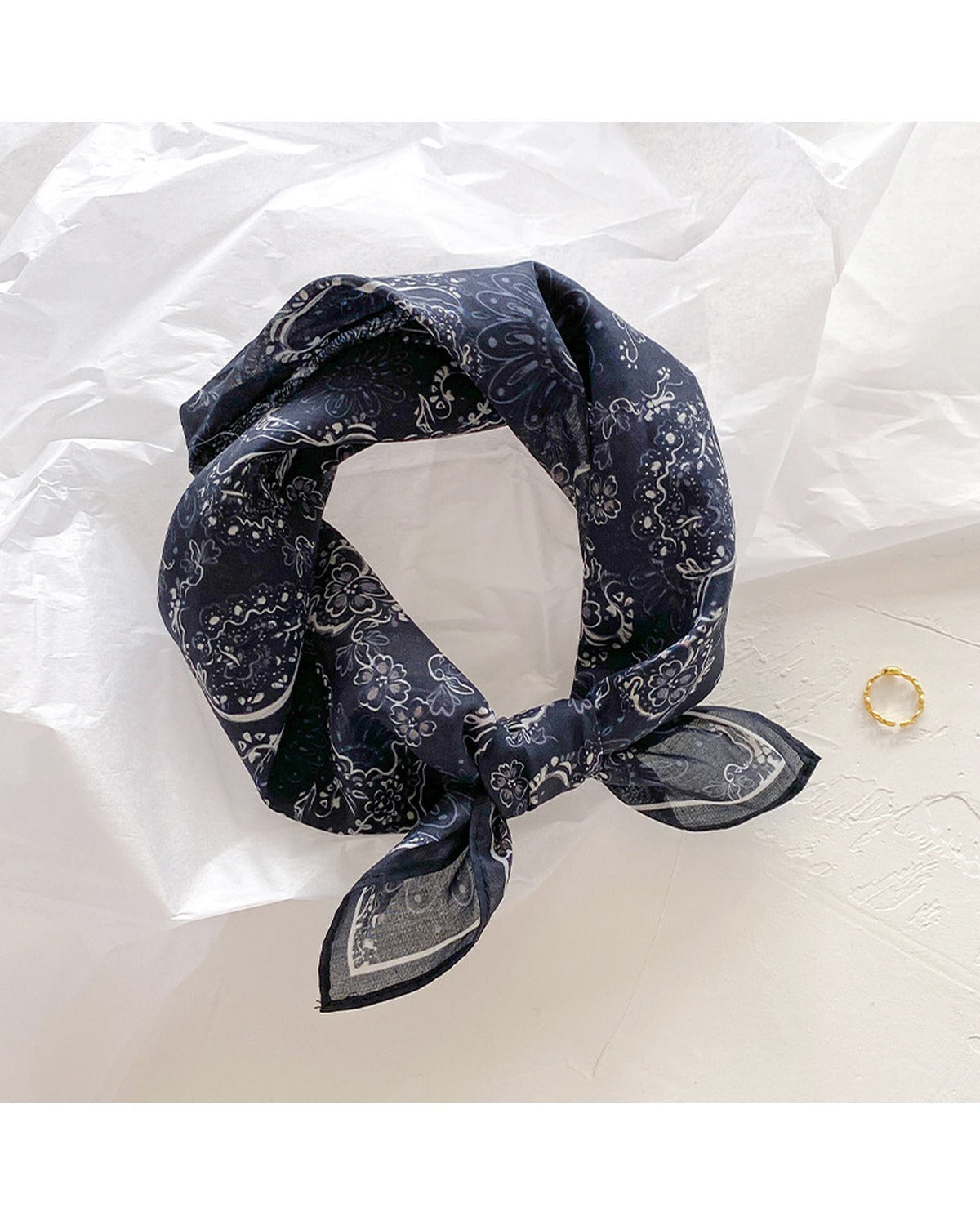 Foulard Quadrato in Cotone Lino - immagine principale SLK